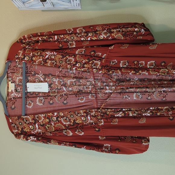 Sz 12 City Chic Heavenly Floral Jacket in Bronze! - Picture 2 of 10